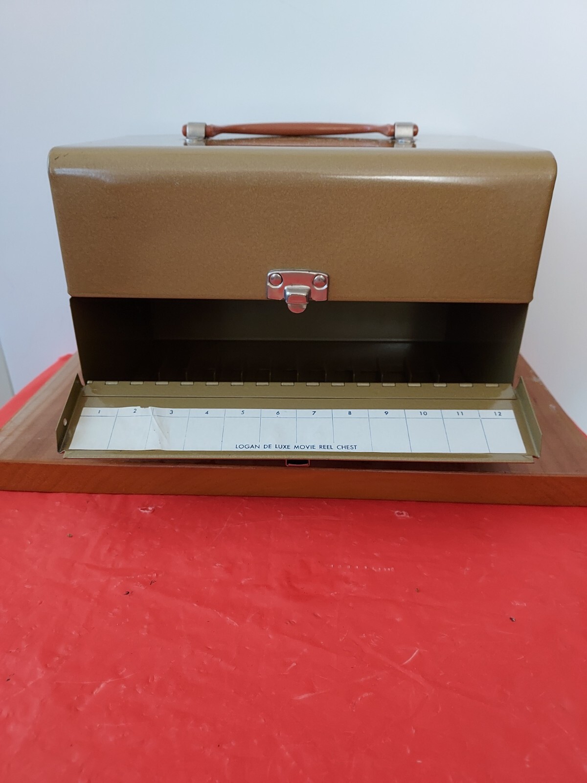 Vintage Logan De Luxe Movie Reel Chest