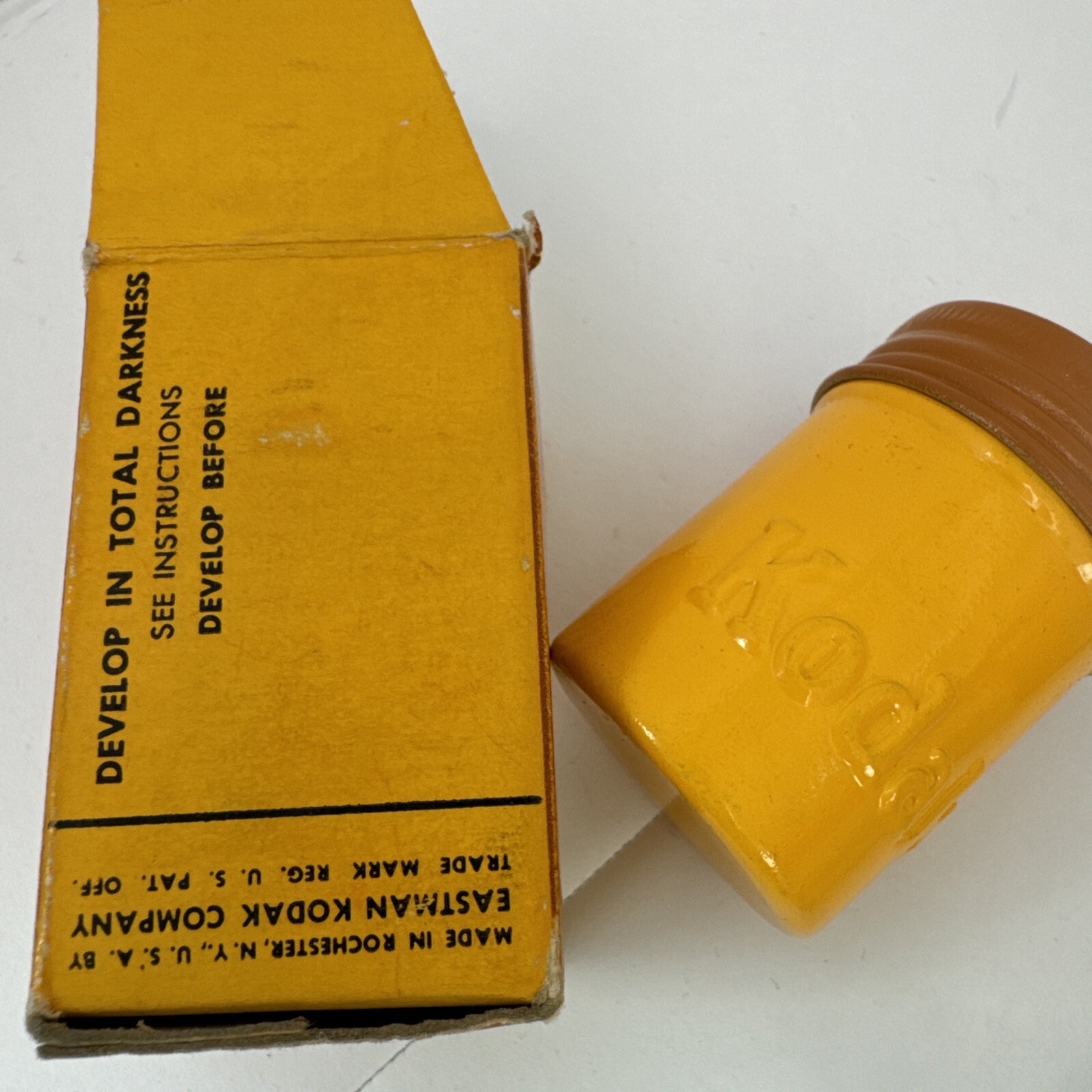 Kodak Film Box & Canister & Walgreens Color Film box & canister only 1964 VTG
