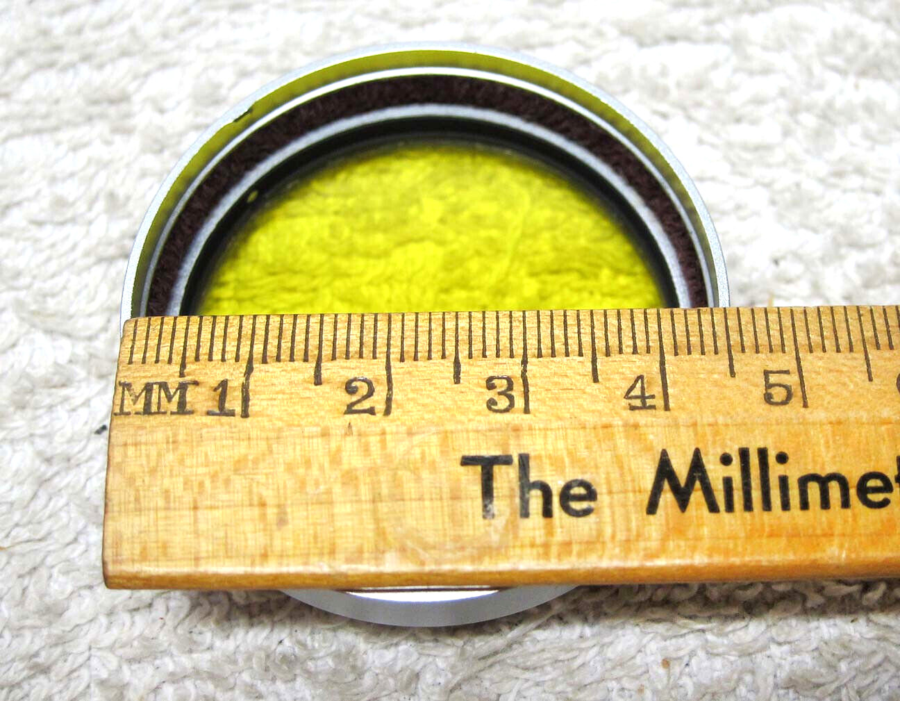 MINTY Vintage LEICA #2 YELLOW Push-On Lens FILTER- XROOU. LEITZ Wetzlar Summarit