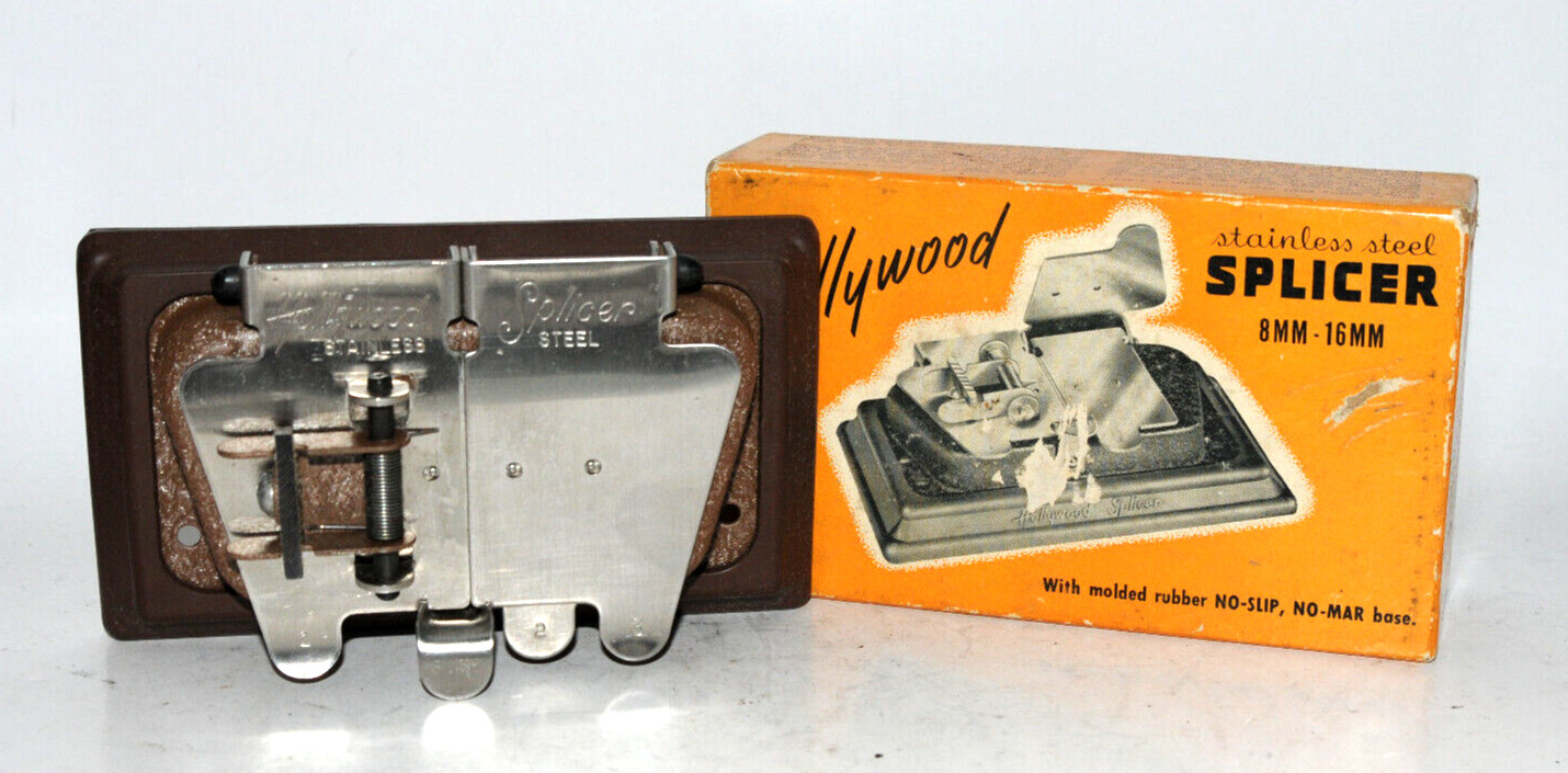 Hollywood Stainless Steel Splicer for 8mm-16mm Film