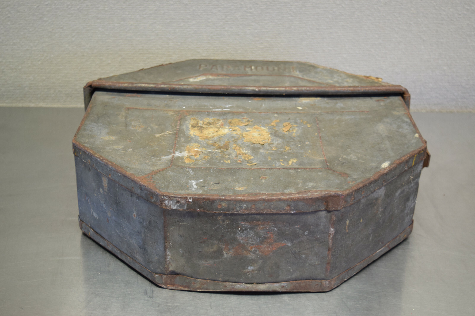 Paramount Motion Picture Metal Canister Reel Case w/#4 & 5 of Teen Wolf Too