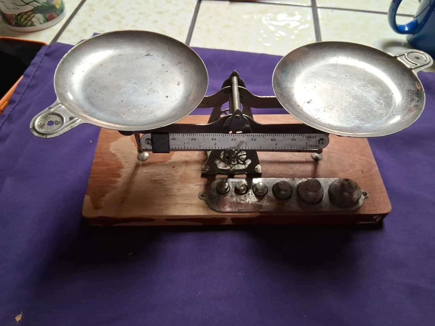 Vintage Kodak Studio Scale w/ Weights And Box