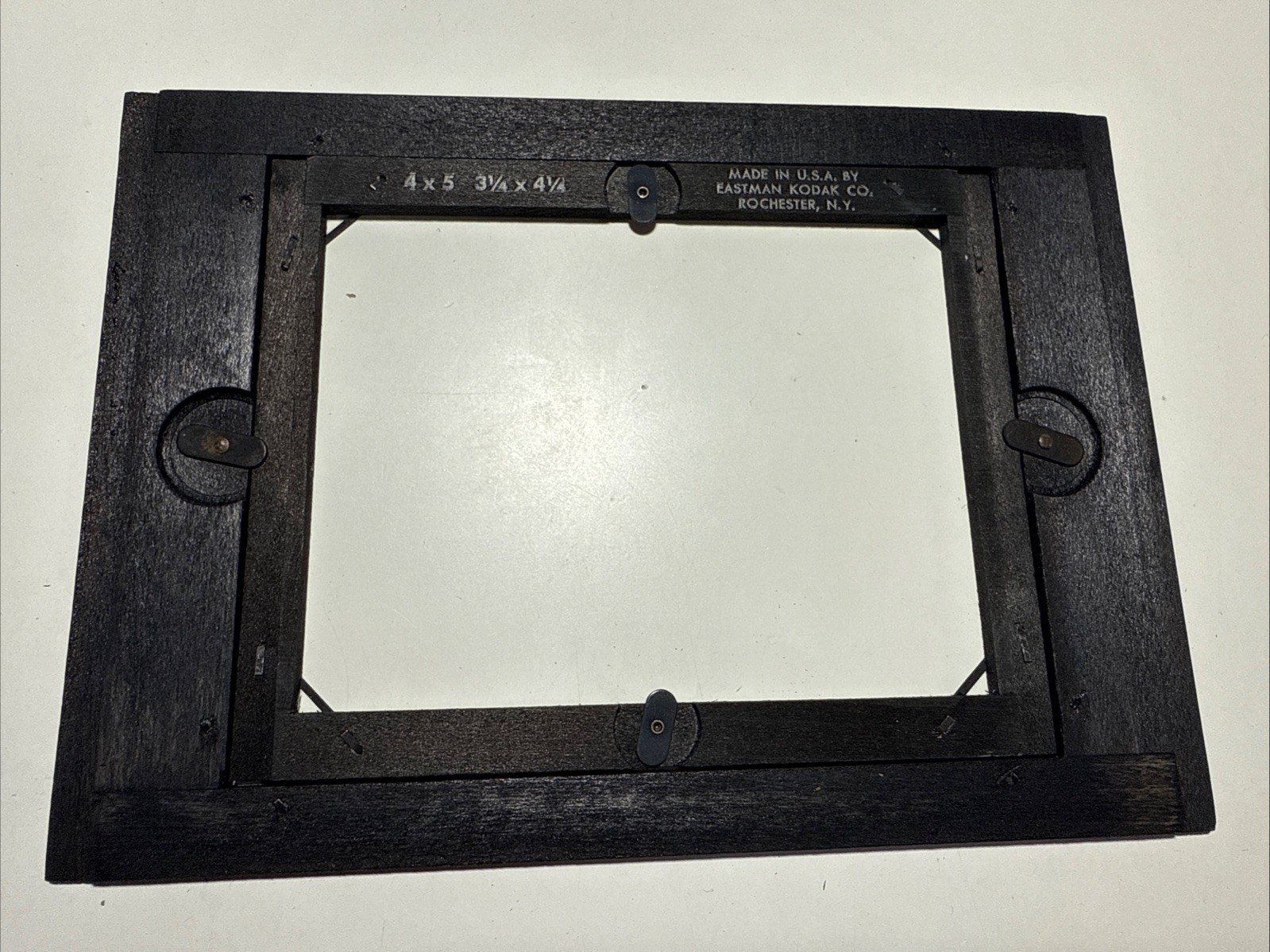 Kodak wooden reducing insert 5 x 7 to 4 x 5 to 3 1/4 x 4 1/4 Vintage Photography