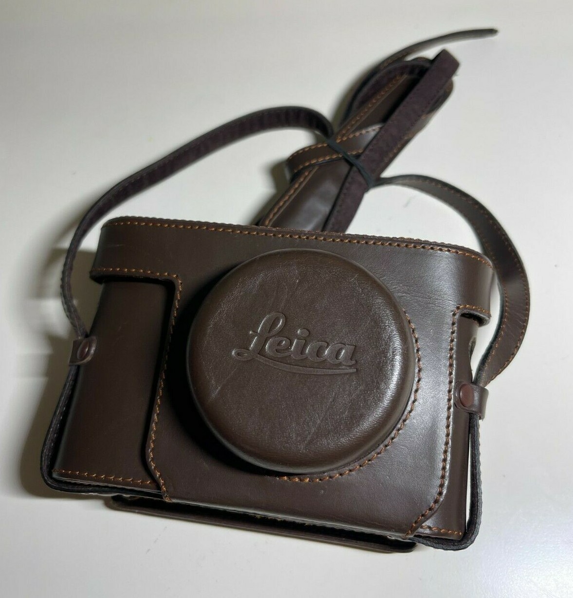 Leica Leather Camera Case Nice Condition Used from Japan