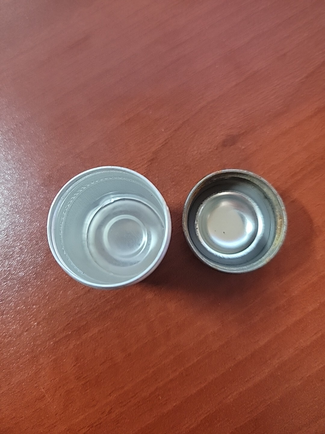 Vintage 35mm Aluminum Film Canister Unbranded W/Metal Top
