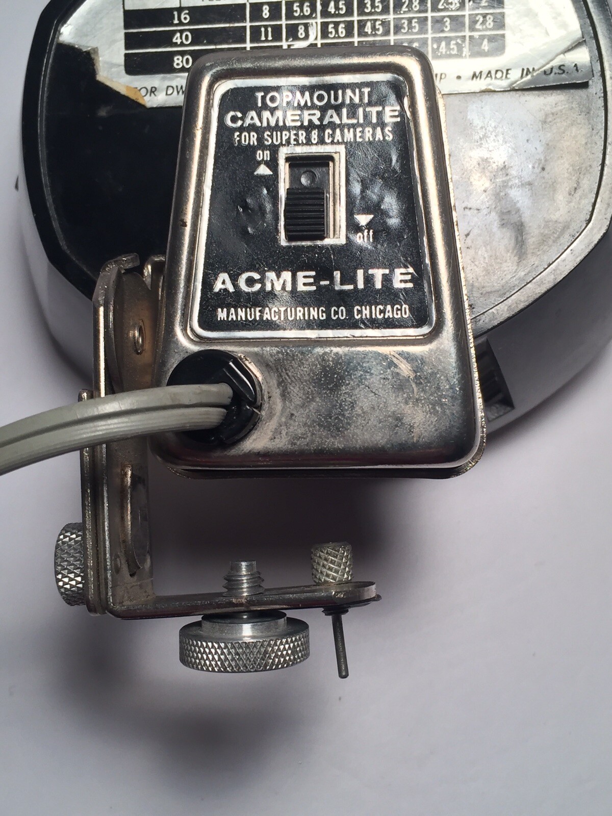 Vtg Topmount CameraLite for Super 8 Cameras Camera WORKS Excellent Condition