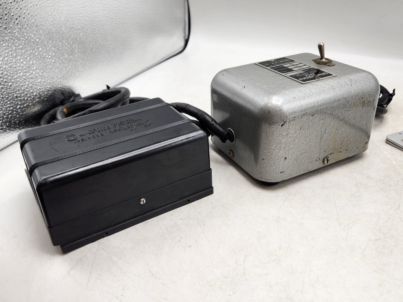Vintage Graflex Graflarger Back 34 Aristo Cold Lite Grid 6018 3×4″ Negatives