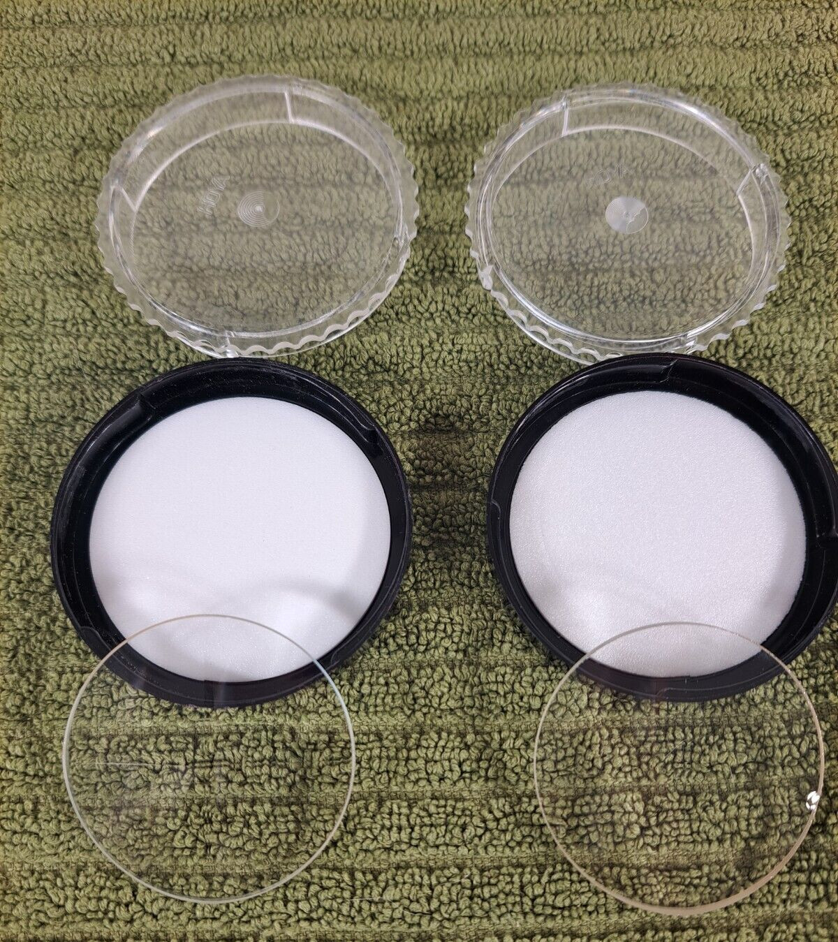 2 Vintage Special Effect Lens Filters Split & Quad Series 7 VII – Glass Only