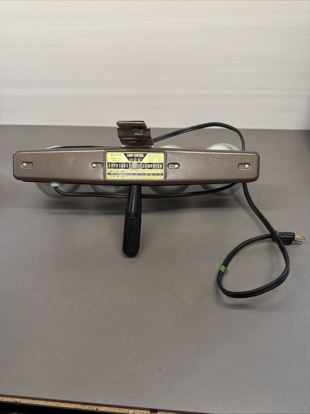 ACME LITE Vintage Movie Film Stage Lighting Model 42 Bt25