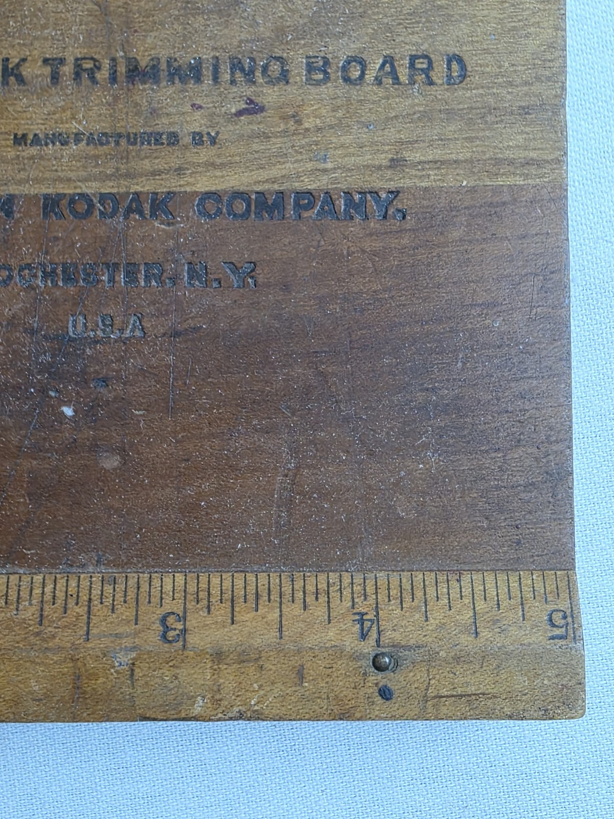 Vintage No. 1 Kodak Trimming Board, Eastman Kodak, Made in USA