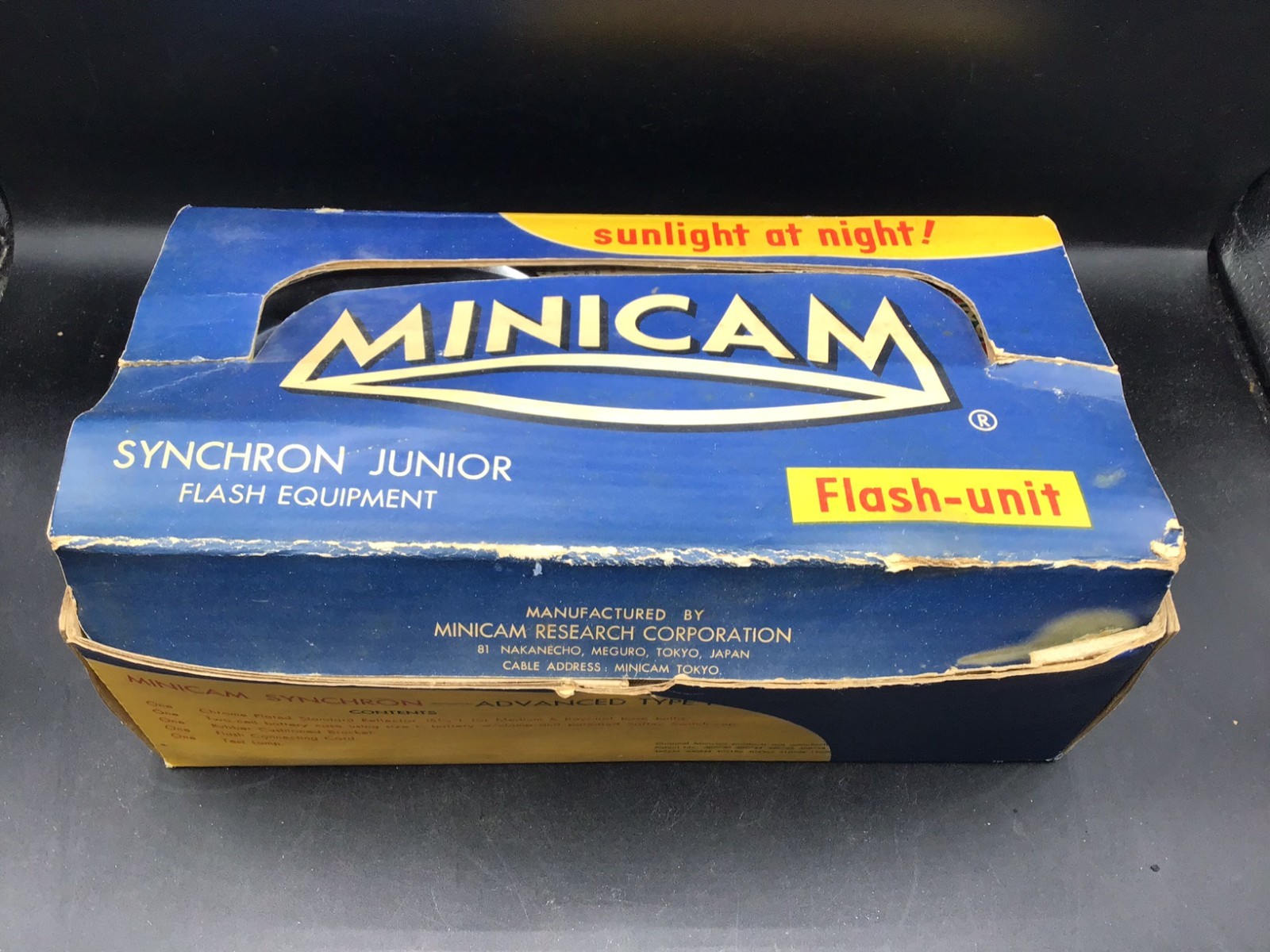 MINICAM SYNCHRON JUNIOR Flash-Unit 1950’s – in box