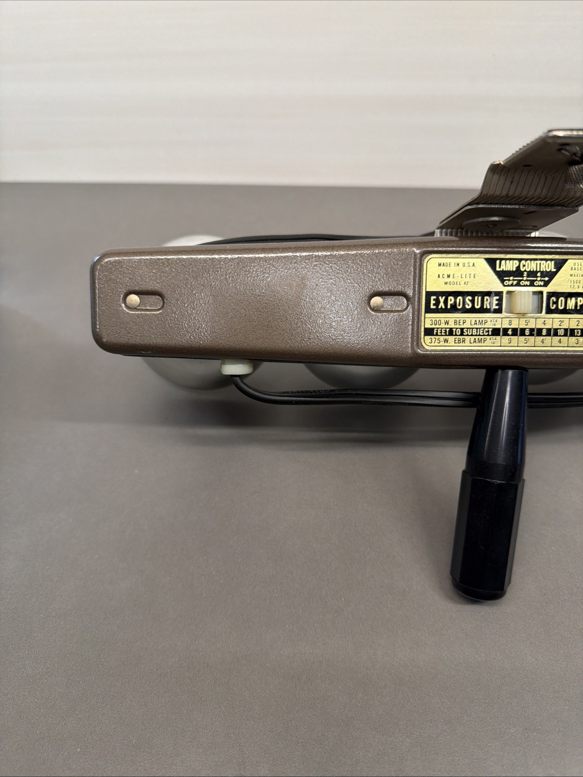 ACME LITE Vintage Movie Film Stage Lighting Model 42 Bt25