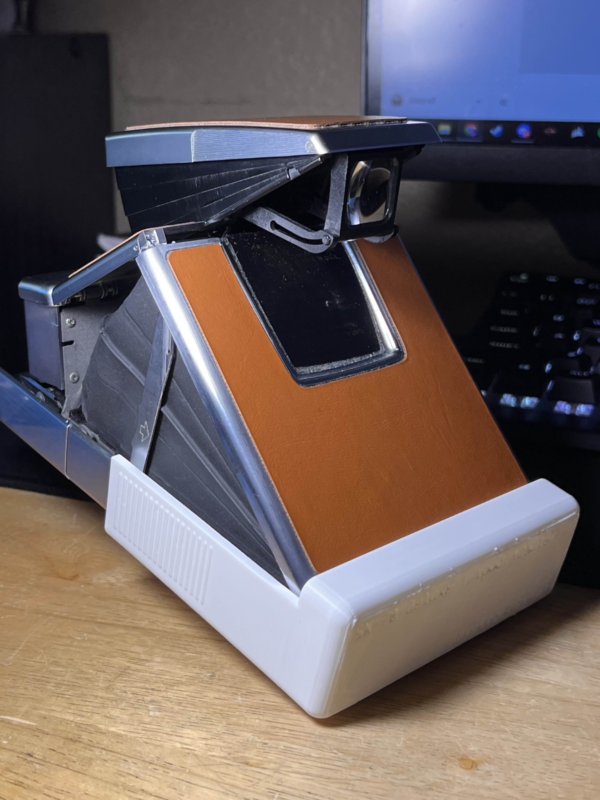 Deluxe SX-70 Tripod Adapter (Built-in Angle & Strong Grip)