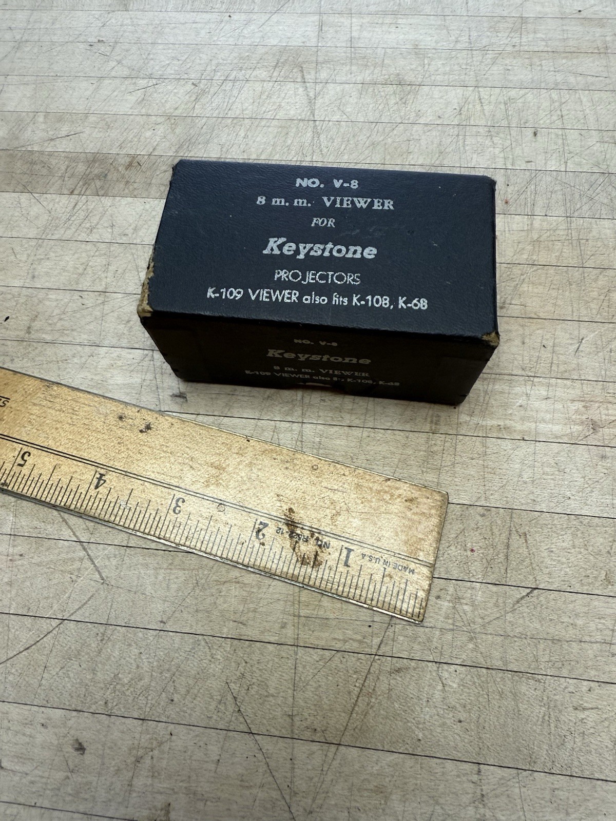 Vintage Keystone 8mm PROJECTOR VIEWER No.V-8 for K-109 K-108 K-68 K-69 & Emblem