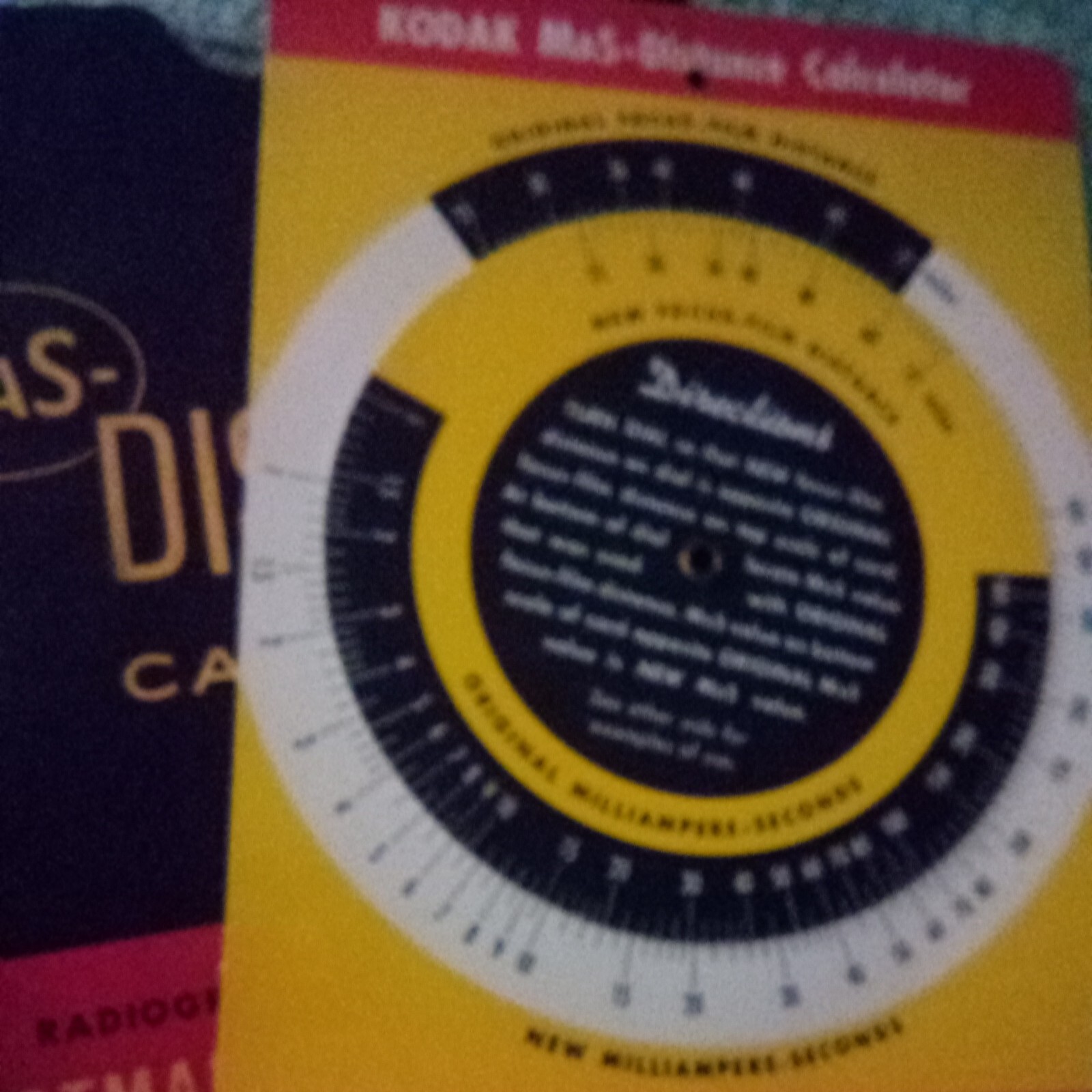 Kodak MaS Distance Calculator 1949 Vintage Photo Equipment