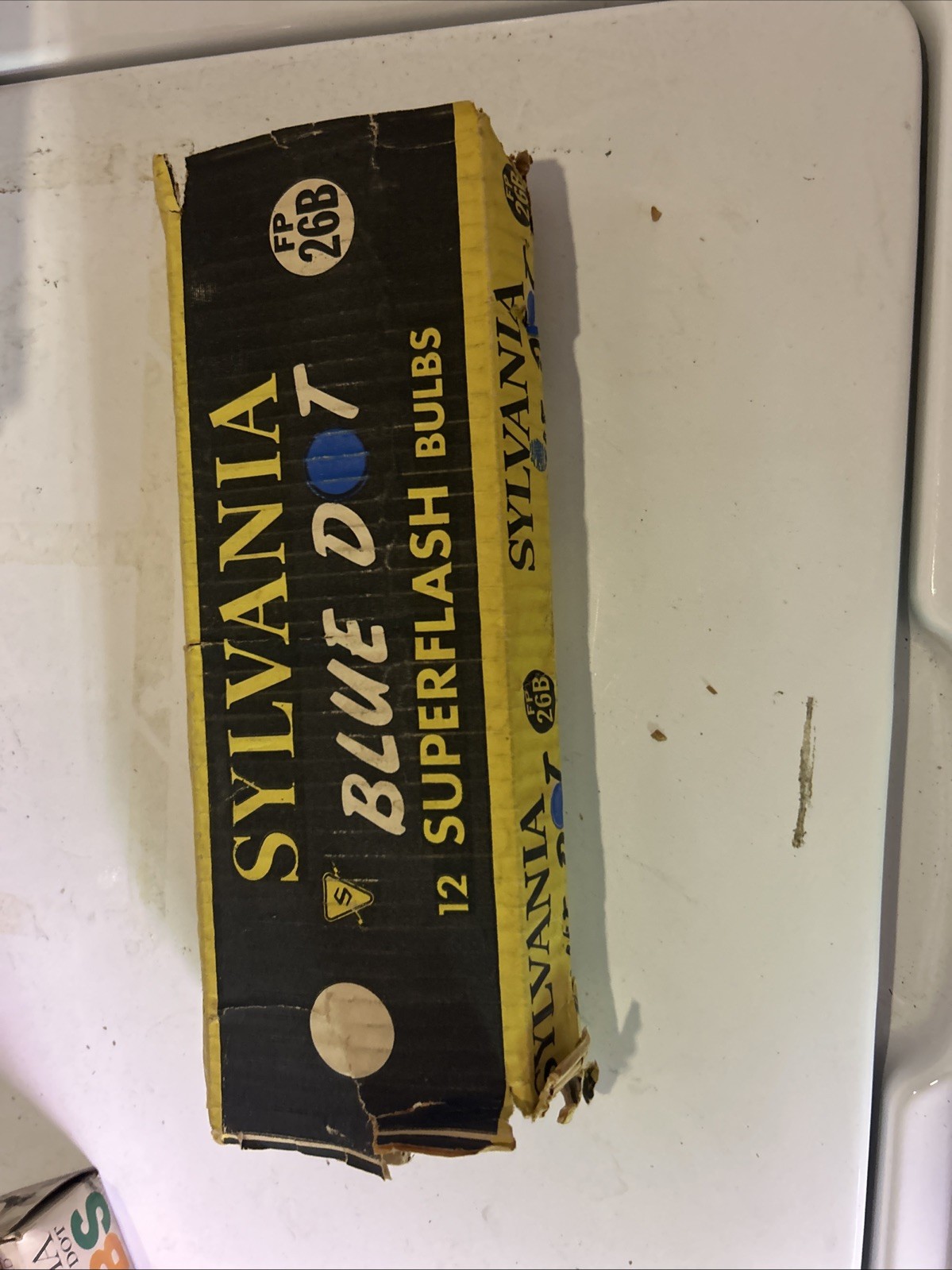 Sylvania Blue Dot FP26 Flashbulbs Vintage, Full Box