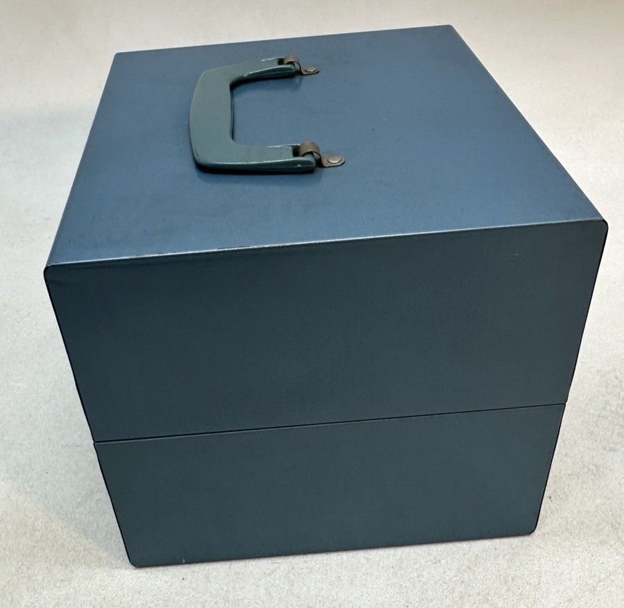 Bruce Dual 8mm Film Storage Case 12 Slot 4 Metal Reel Canister Korvette Scherer