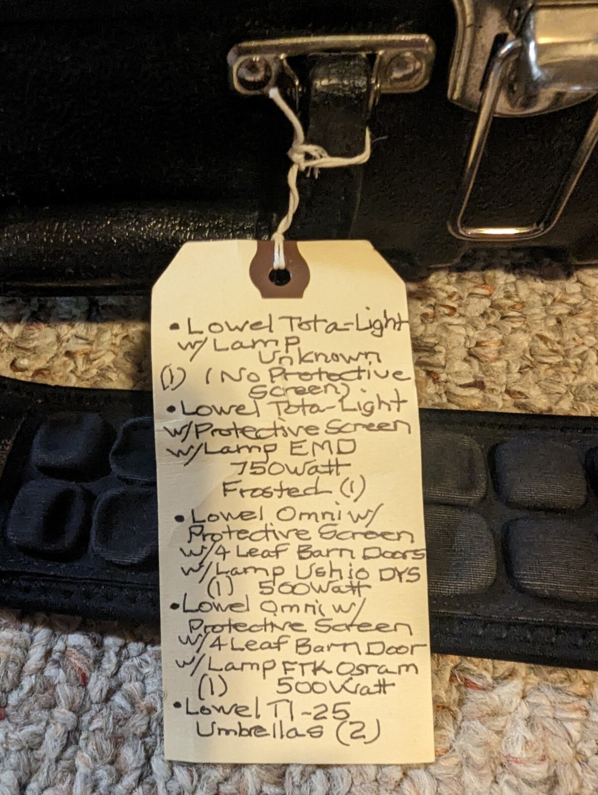 WOW…Lowell /Smith Victor Master Lighting Set