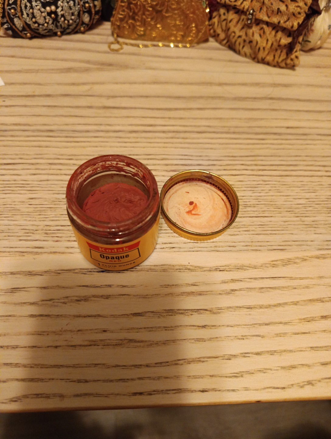 Vintage Eastman Kodak Co. Opaque Red Not Tested