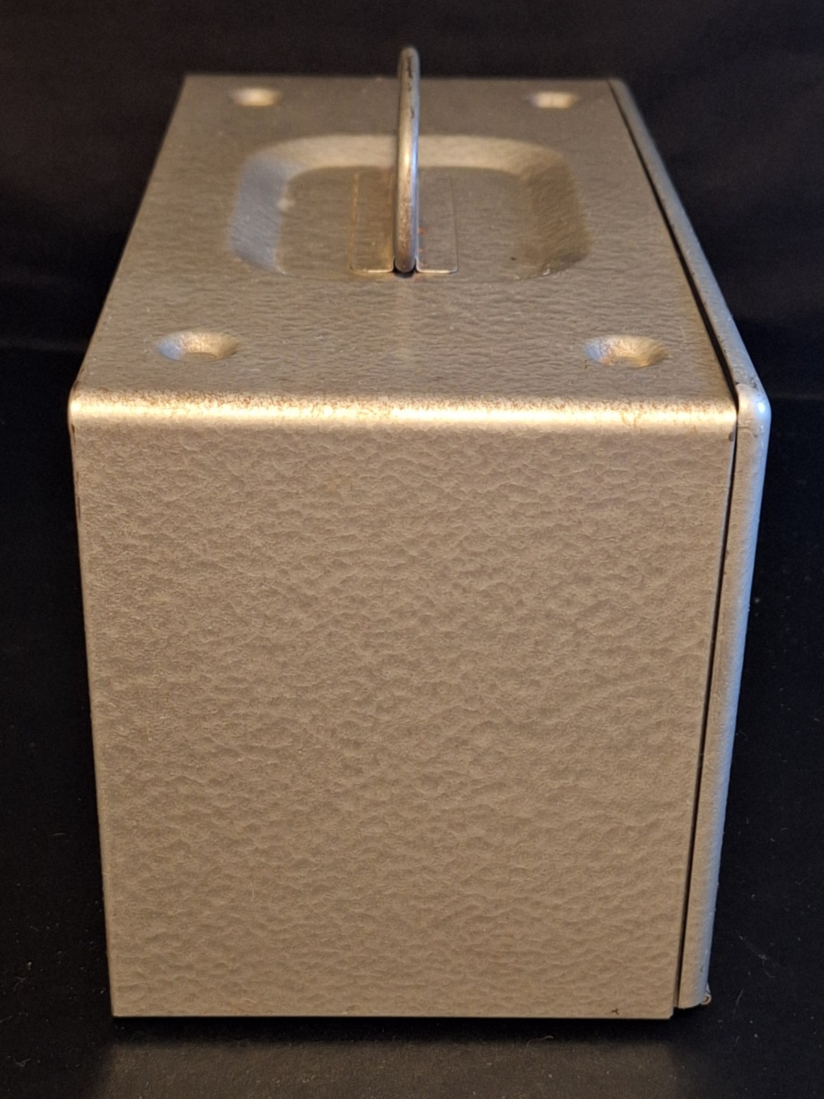 Brumberger 8mm 5″ 12 Reel Film Storage Cabinet Case Box Ejector w Reels & Cans