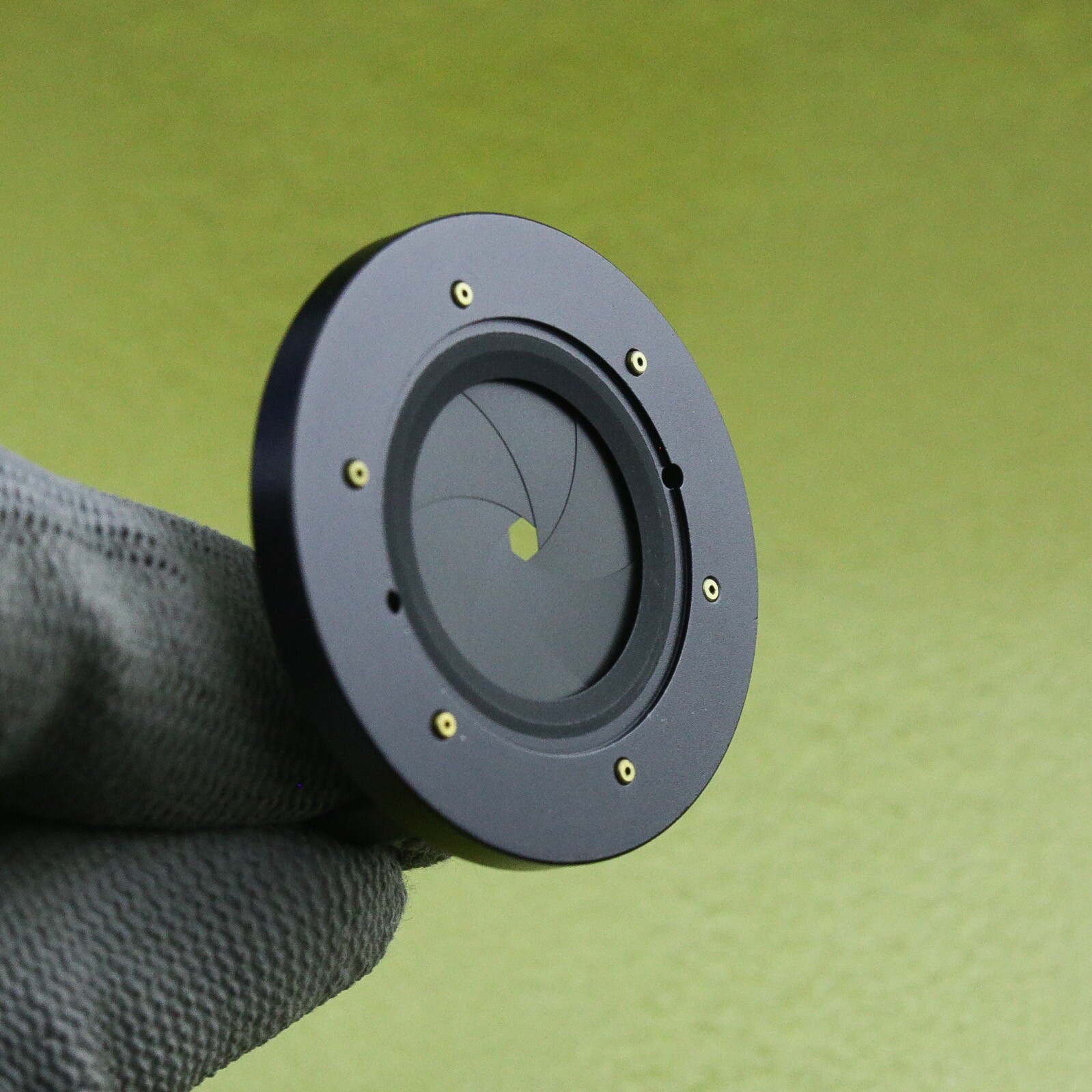 Leica lens RED DOT + FOCOTAR 4.5 / 50 aperture blades Leitz accessory part ☆☆☆