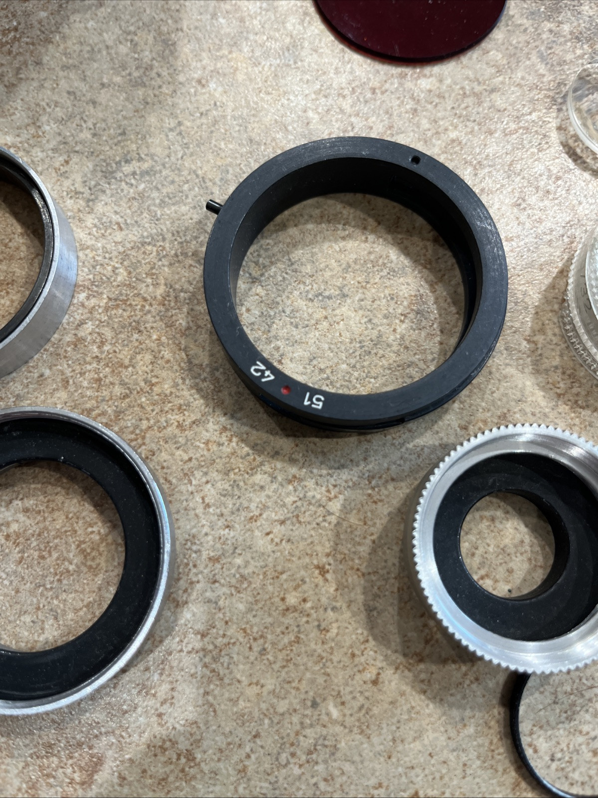 Vintage Kodak Adapter Ring Series V, Case Lens