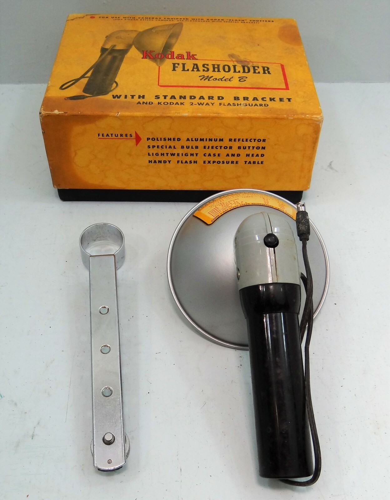 Kodak Flashholder Model B w/Box & Bracket