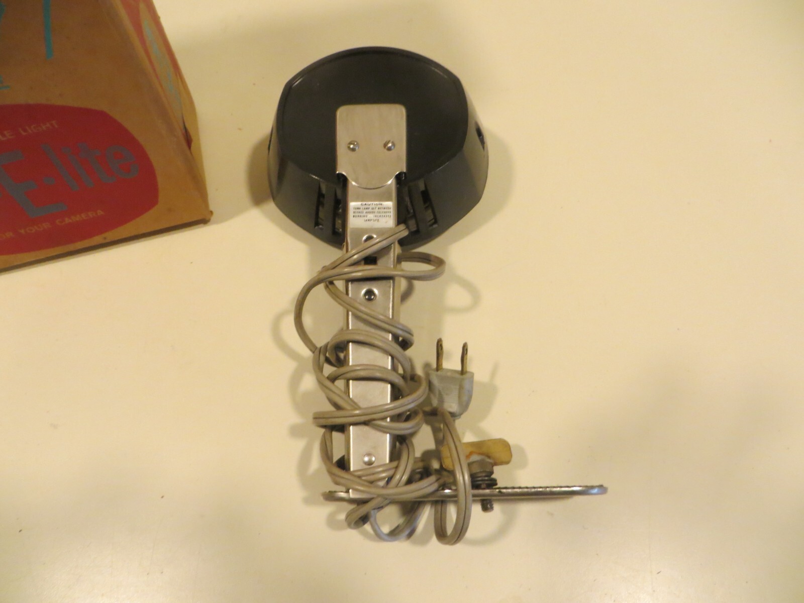 Acme Lite Mov-E-Lite Original Vintage Model 90 Lamp DWA Clear Movie Film Stage