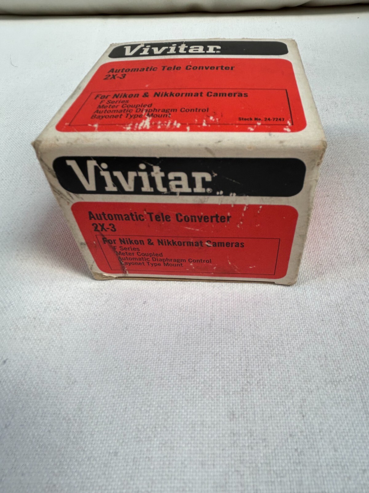 Vivitar Automatic Tele Converter 2X-3 Japan NM WITH CASE AND ORIGINAL BOX