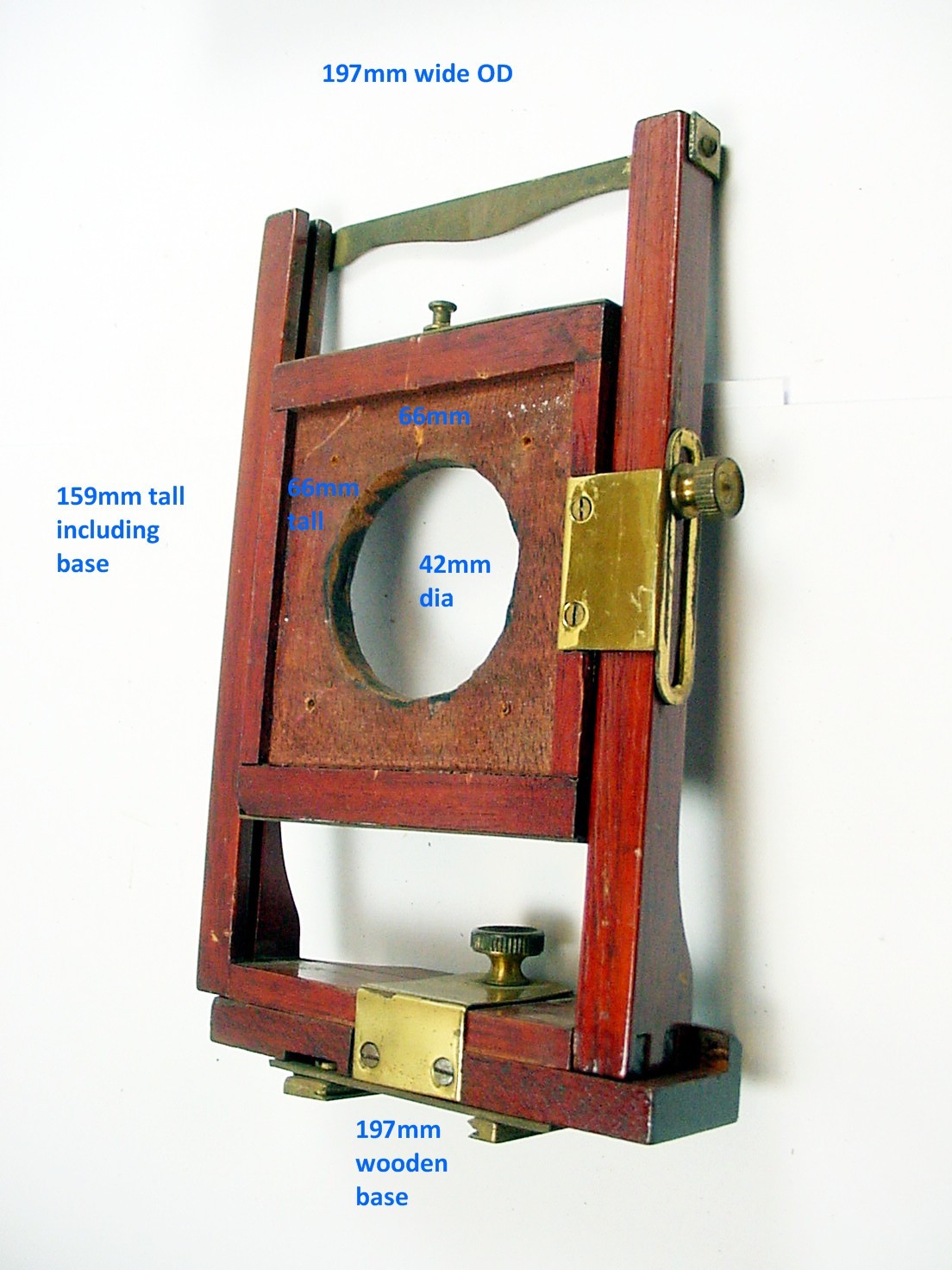 View camera front standard | Fits ? (see pictures) | $24 | #6 |
