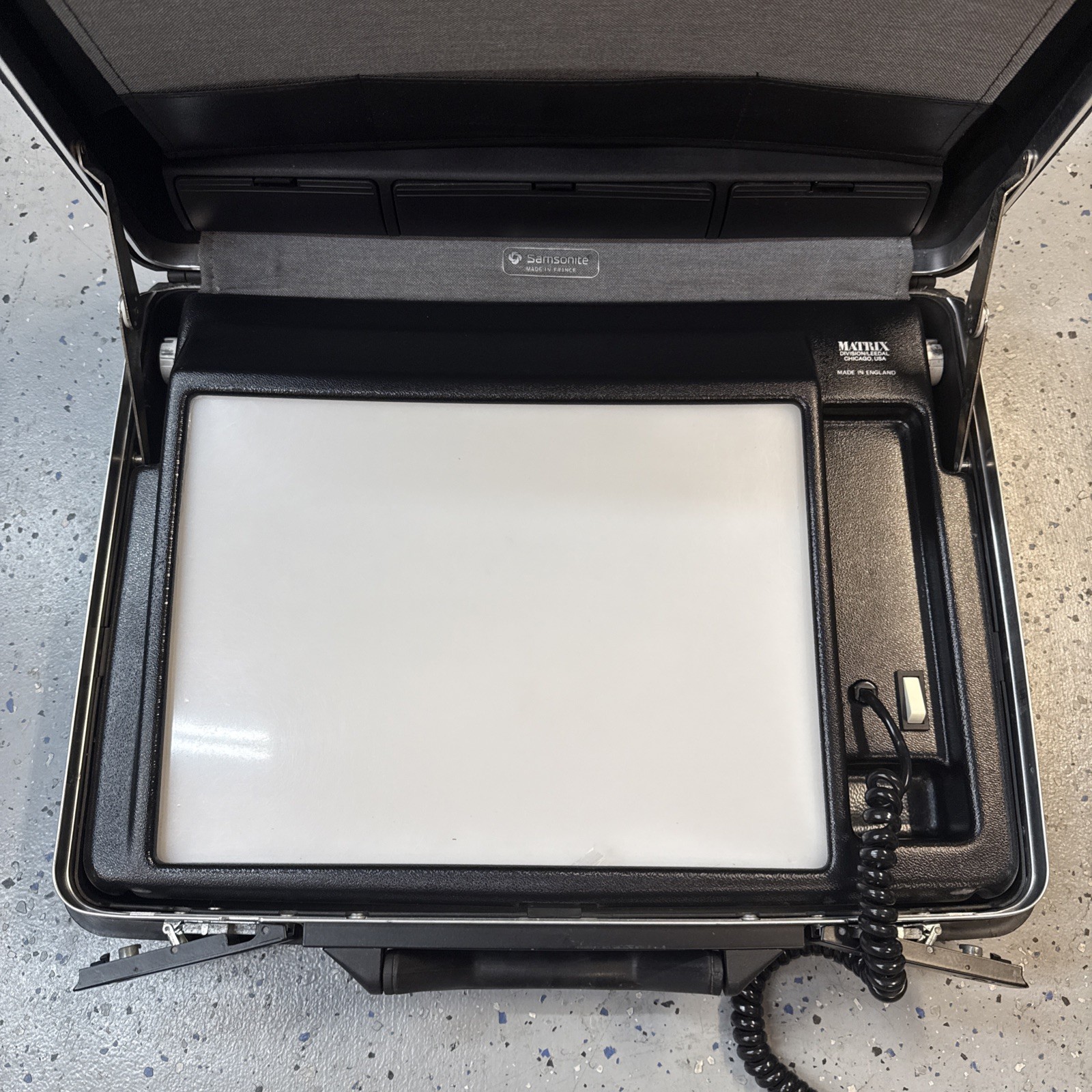 Matrix Leedal Tattoo Lightbox Photography Briefcase SV-1 Samsonite RARE