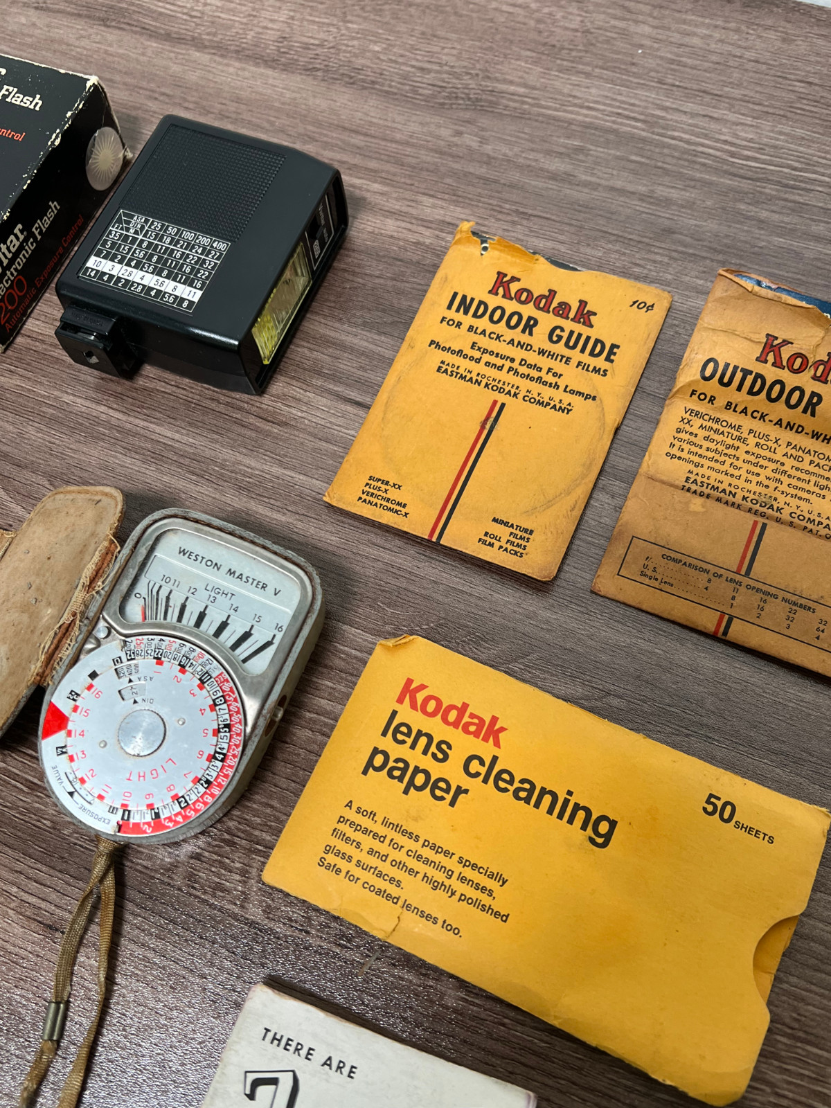 Vintage Camera Accessories -Honeywell Tilt-A-Mite, Weston Master V & Gossen Luna