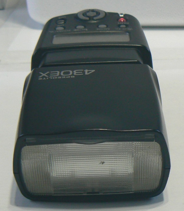 Canon Speedlite 430EX Camera Hot Shoe Flash w/Slide Out Diffuser- Works TESTED