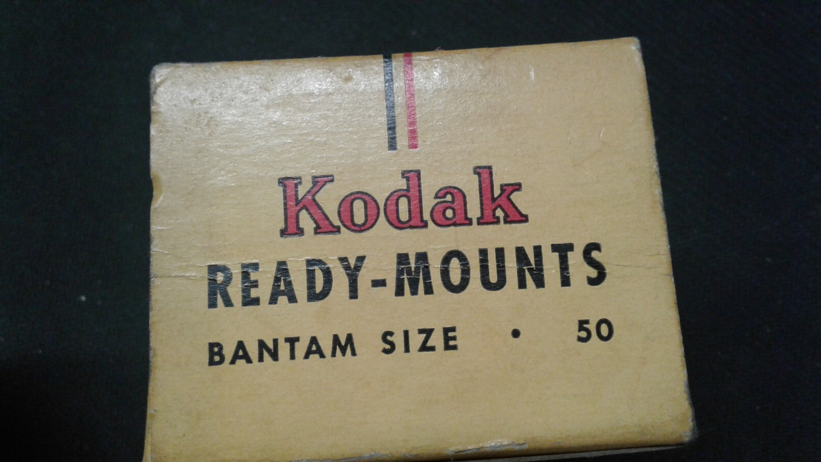 Vintage Kodak Ready-Mounts BANTAM SIZE Slide Mounts – New Old Stock 100+ mounts
