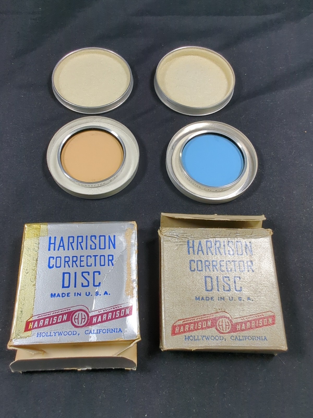 Vintage HARRISON CORRECTOR DISC No. 3 VI B-2 C-1/2 Camera Lens Disc Duraline