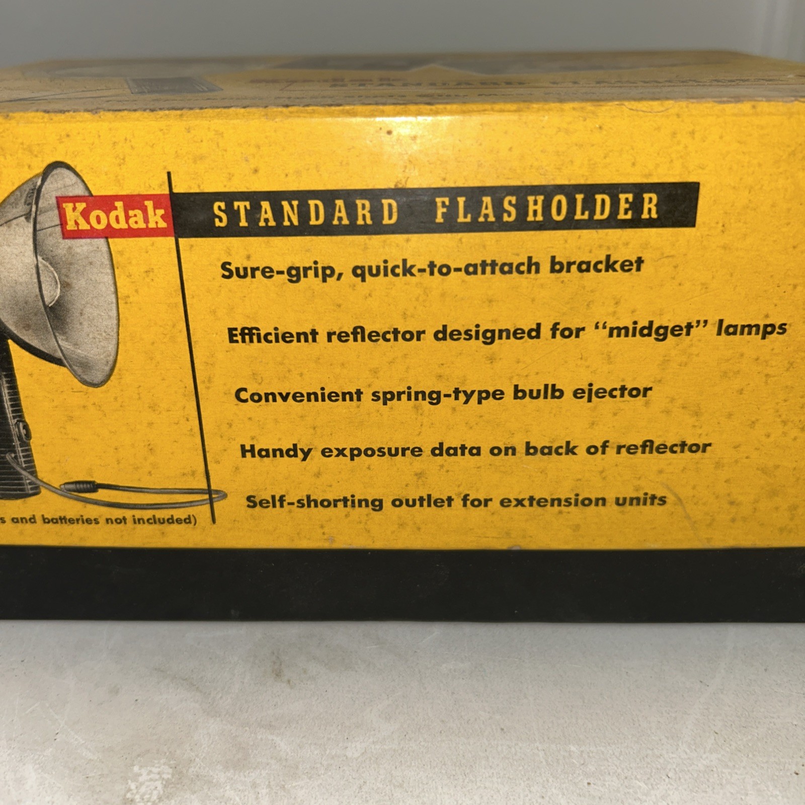 KODAK STANDARD FLASHOLDER, BOXED, UNTESTED, FOR DISPLAY ONLY no. 92