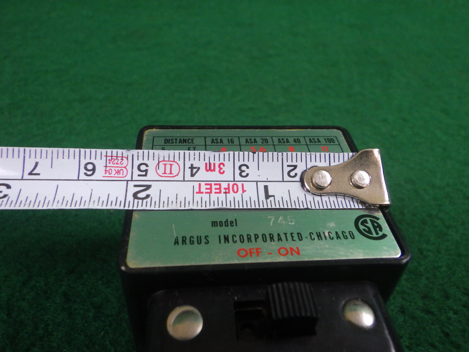 Vintage RARE Hot Shoe mounted Argus 300W Movie Light – Model 745 8mm 16mm