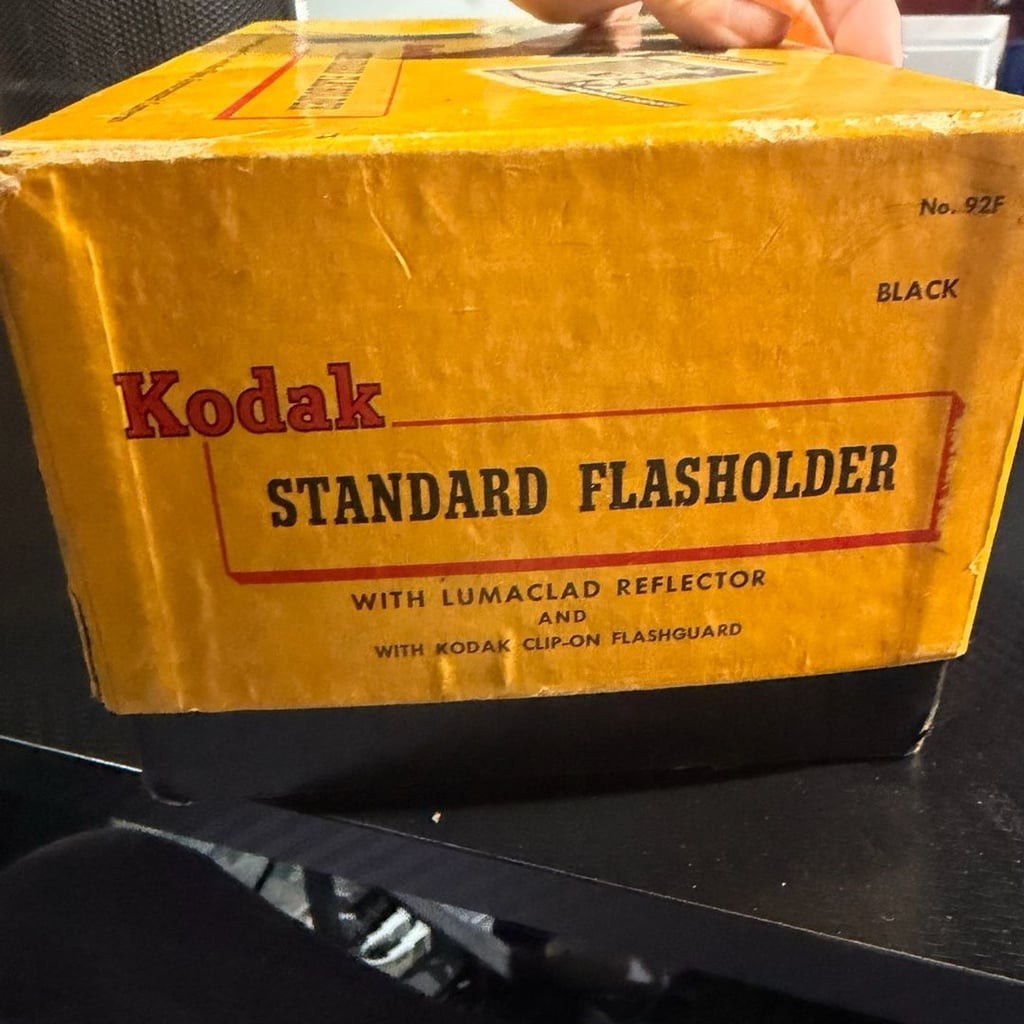 Vintage Kodak Standard Flasholder No. 92F with Lumaclad Reflector and Original B