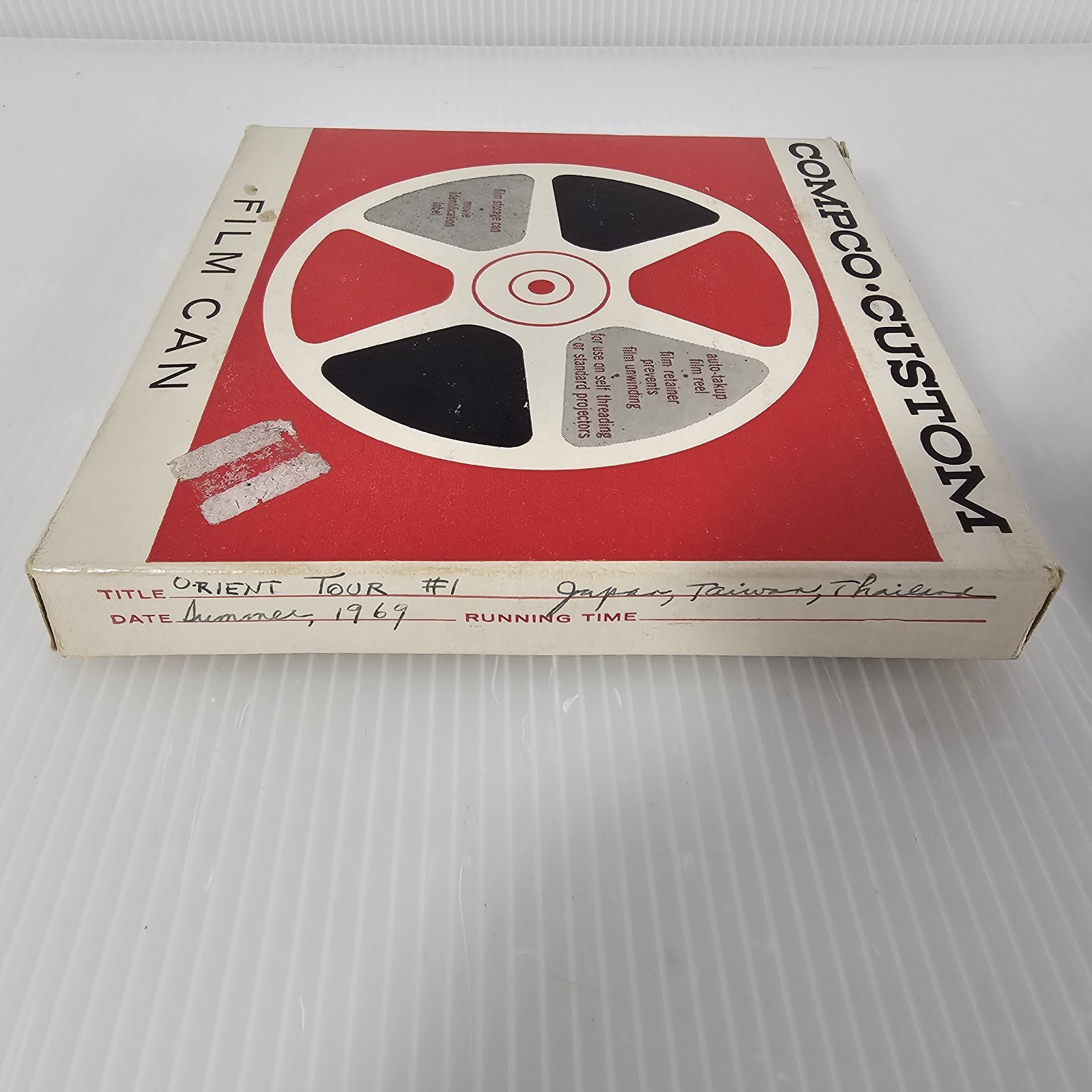 Vintage Compco Custom Film Can 8 mm Model 1374,Empty Can