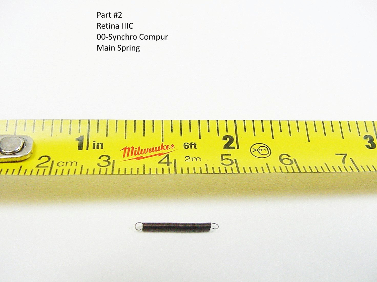 KODAK Retina IIIC shutter main spring | NOS | New | $34 | #2 |