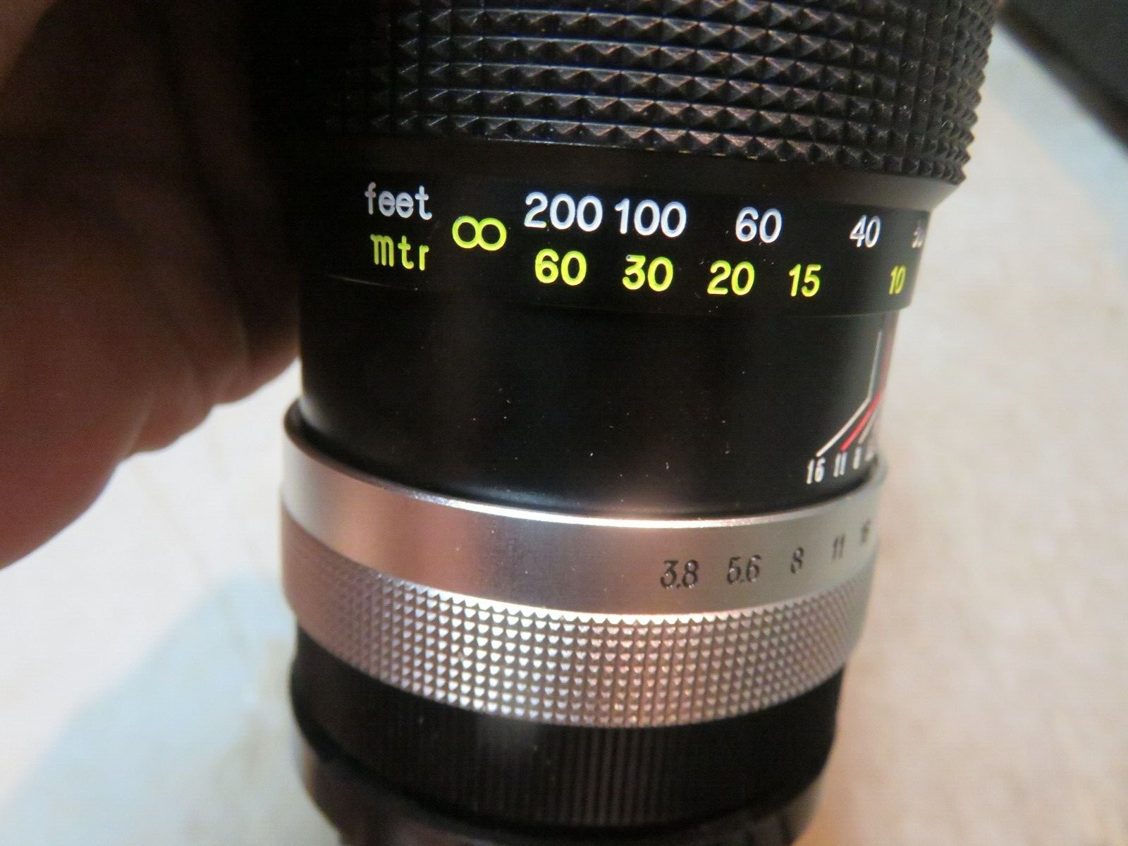Older CARENAR F/3.8 135 mm EE AUTOMATIC TELEPHOTO LENS (New in Carton-Read Below