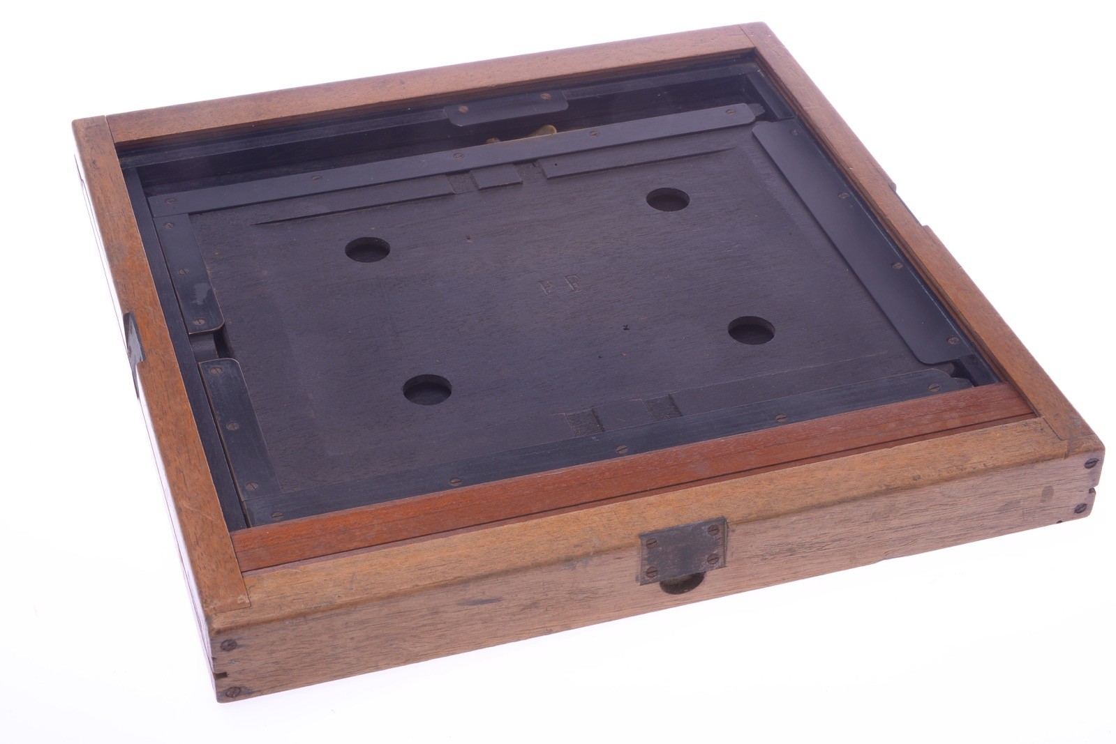 ✅SCHRAMBACH ANTIQUE WOOD GLASS PLATE & FILM HOLDERS 18X24CM 8X10″ STUDIO CAMERA