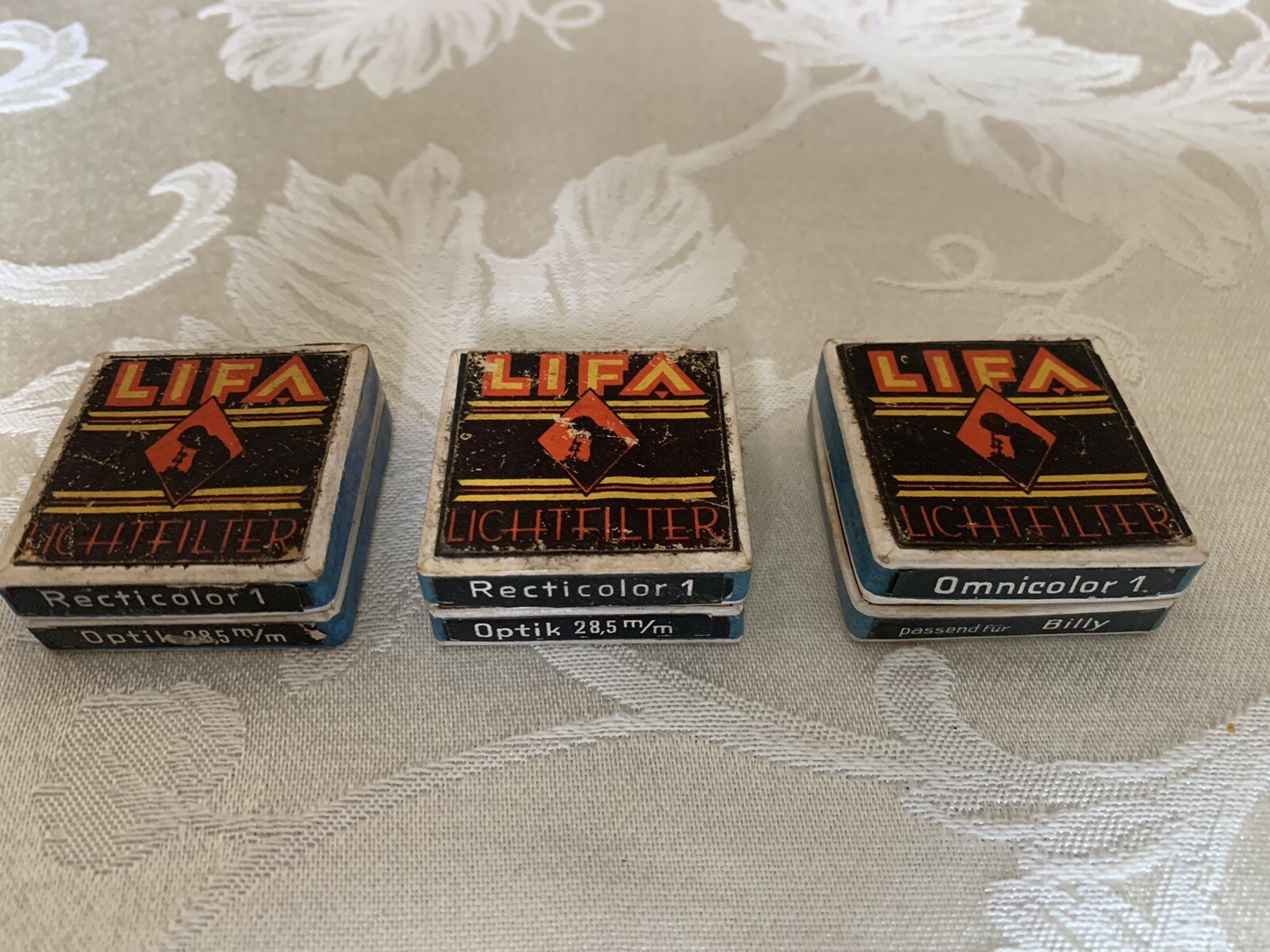 LIFA Filters 2 Recticolor 1 Optik 28.5 mm & 1 Omnicolor 1 Billy w/box/literature