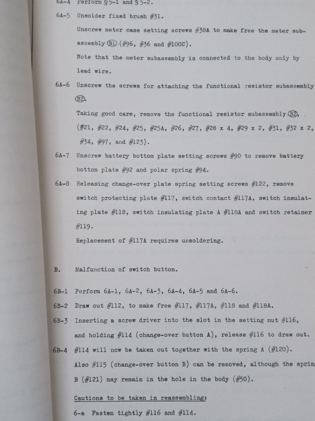 Rare Nikon F Photomic – T N Finder Repair Manual Technicians Manual Japan