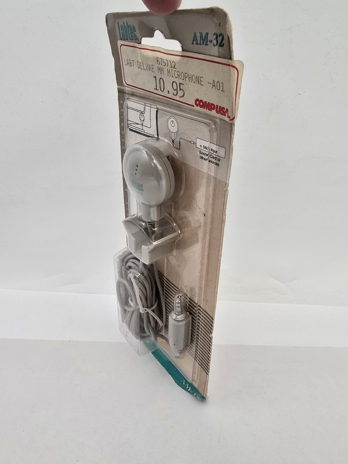 Vintage Labtec AM-32 Deluxe Multimedia Microphone NOS OEM Y2K Cam Accessory