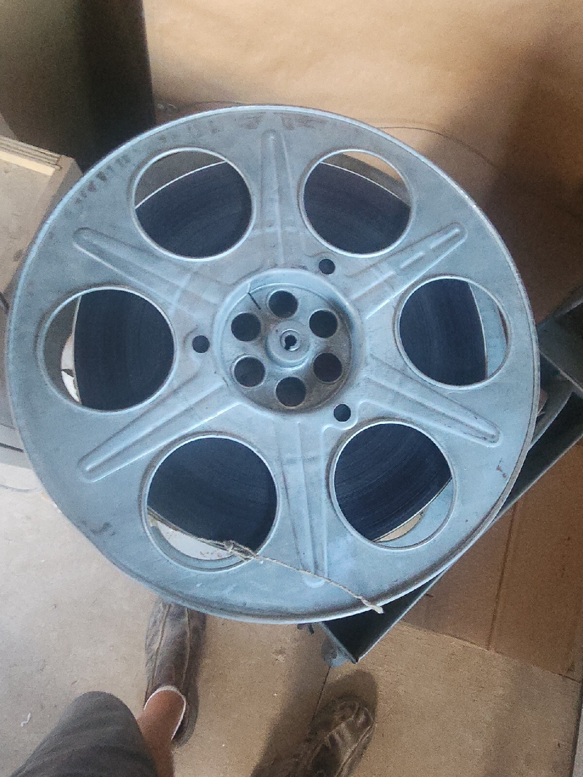Girl In Gold Boots Movie Complete GOLDBERG BROS. Sheet Metal Film Reel Cases