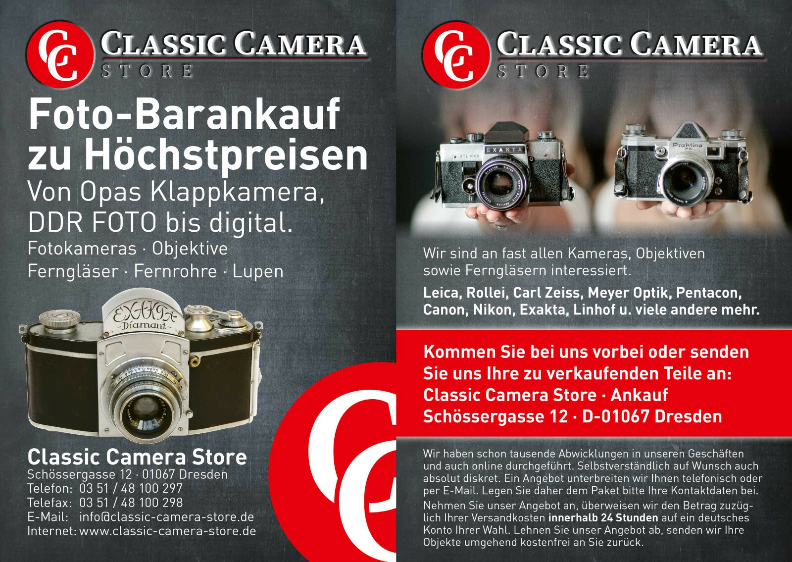 Konica MAGNIFIER Viewfinder Loupe – OVP – Braun Nuremberg – Classic Camera