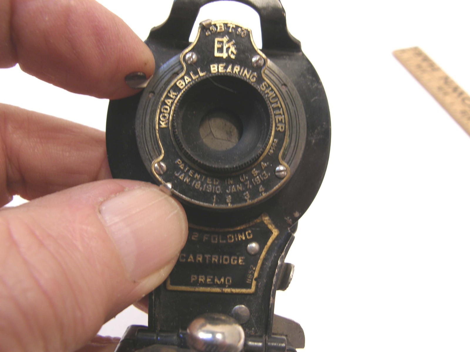 VINTAGE EKCo KODAK BALL BEARING SHUTTER NO 2 FOLDING CARTRIDGE PREMO PART