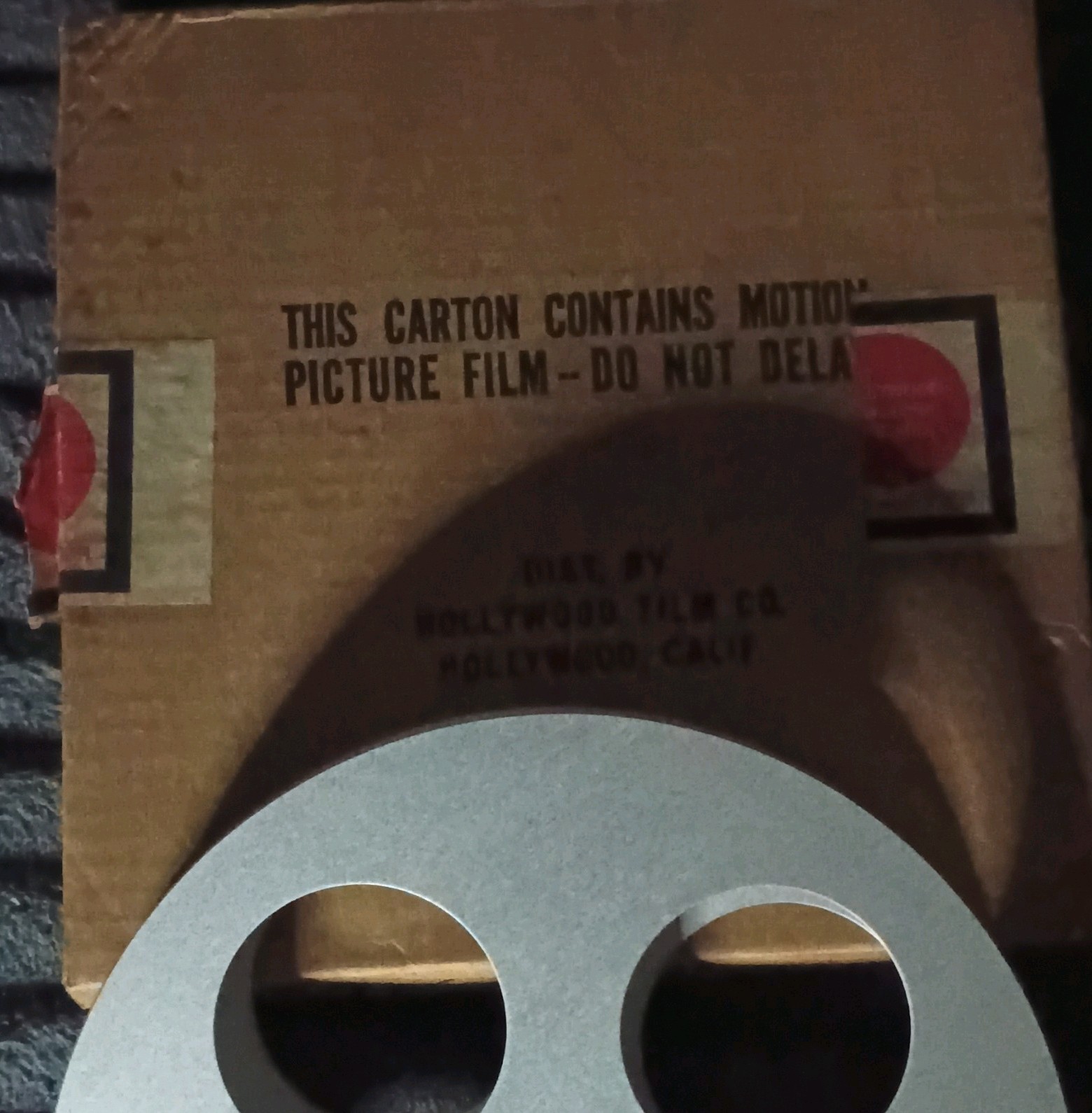 16mm Aluminum Split Reel By Goldberg Brothers Holds 1200′ Of Motion Picture Film