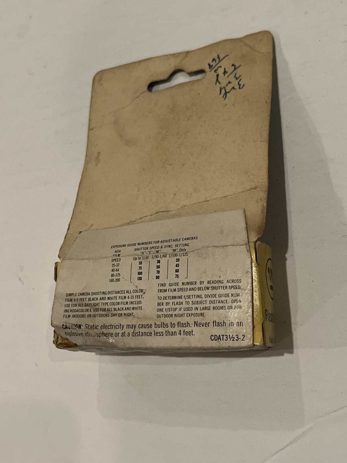 WESTINGHOUSE FLASH CUBES 3 PACK VINTAGE CAMERA ACCESSORY IN PACKAGE